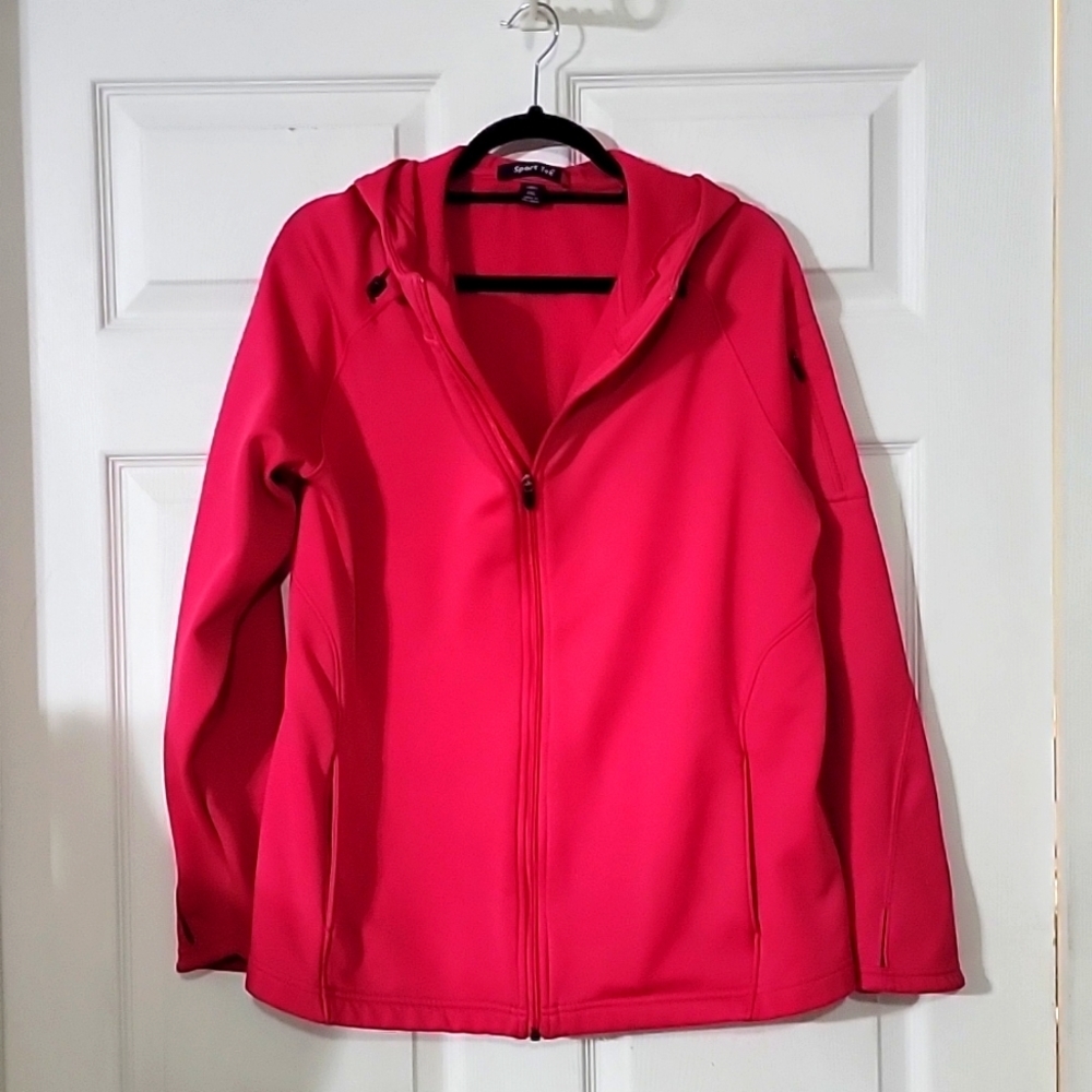 Pink sport tek jacket